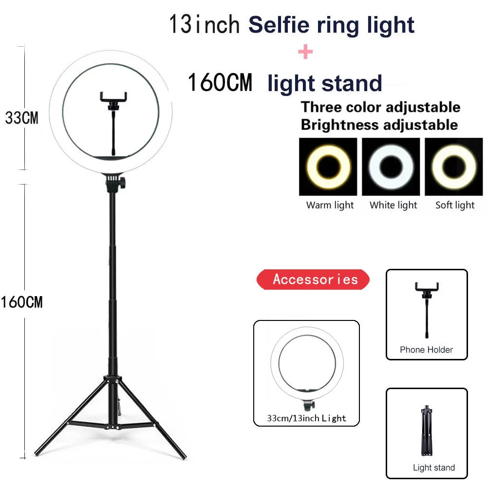 33CM YouTube Ring light