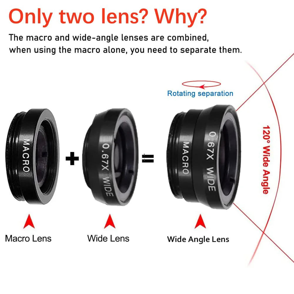 3 in 1 Micro Camera Lens