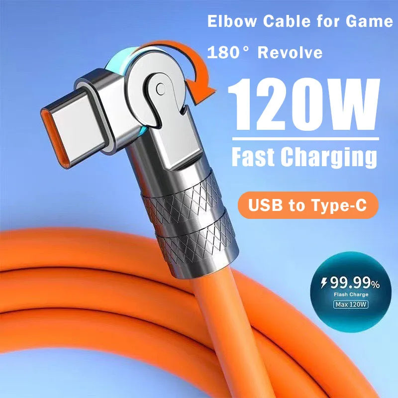 120W 7A Fast Charge Type C Cable