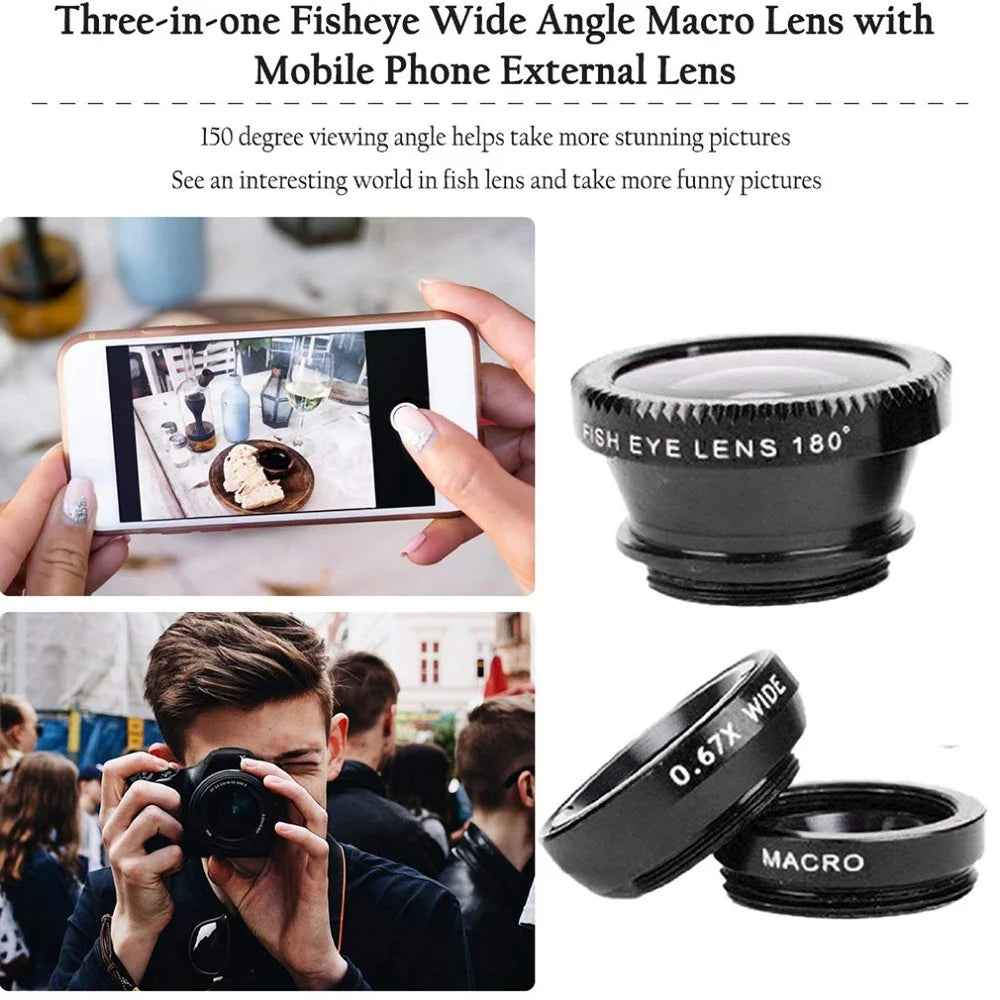 3 in 1 Micro Camera Lens
