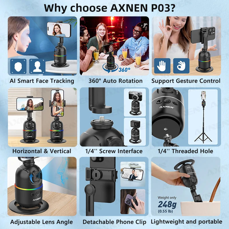 AI Face Tracking Gimbal
