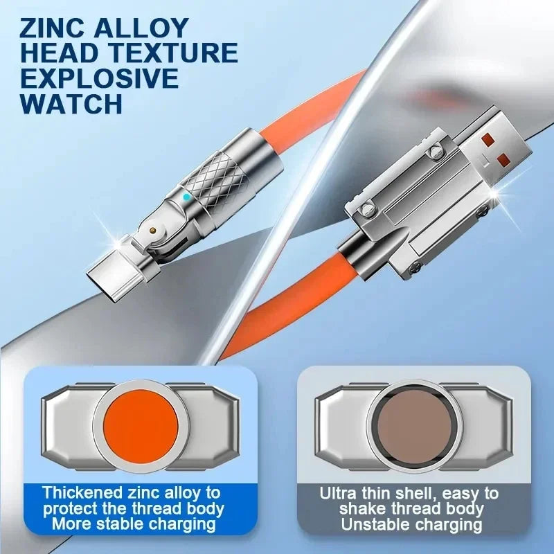 120W 7A Fast Charge Type C Cable